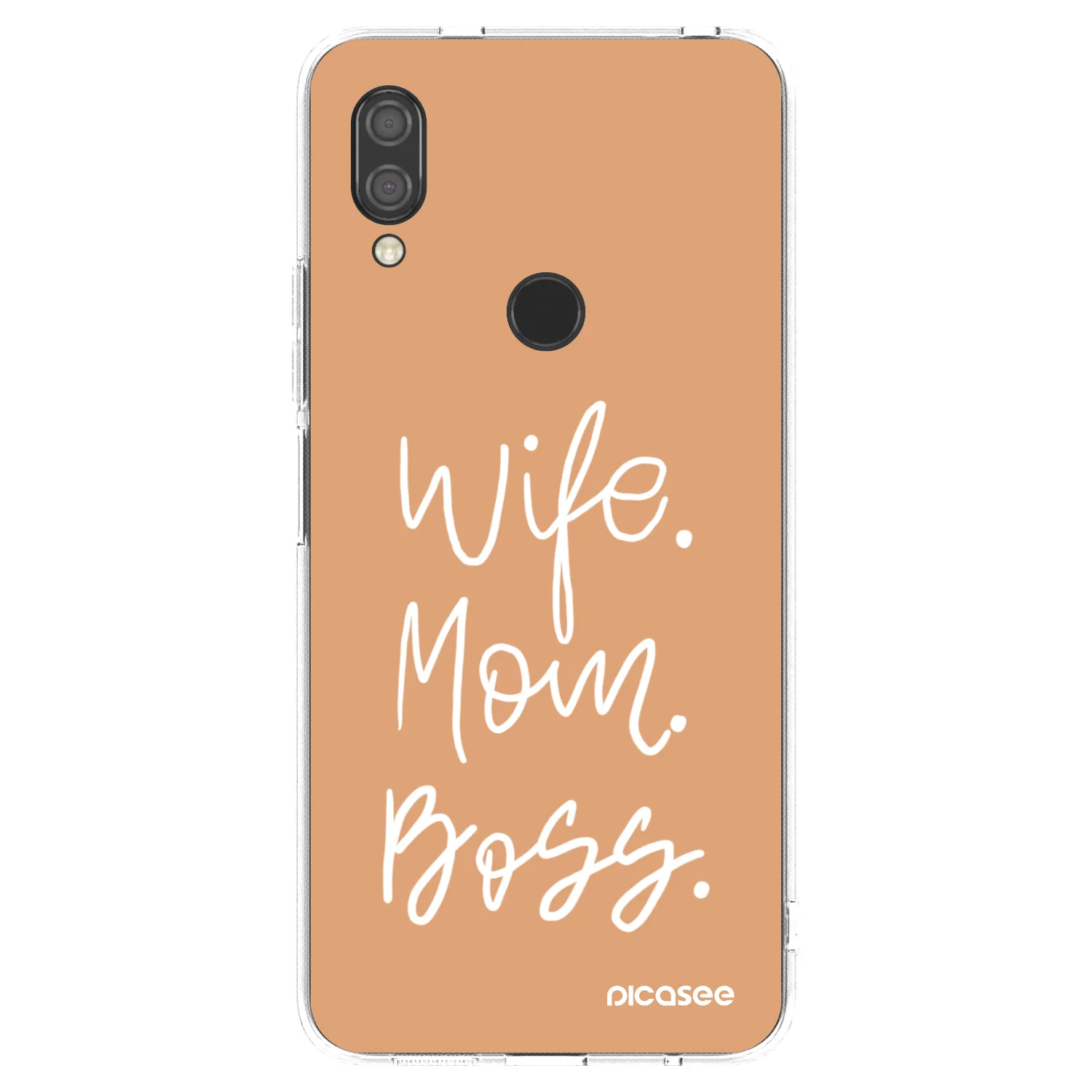 Picasee husă transparentă din silicon pentru Xiaomi Redmi 7 - Boss Mama