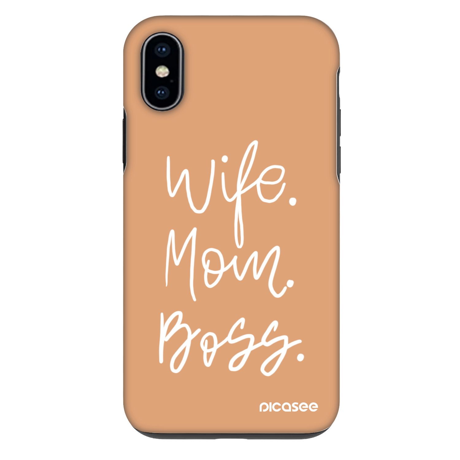Picasee Fashion Case pentru Apple iPhone X/XS - Boss Mama