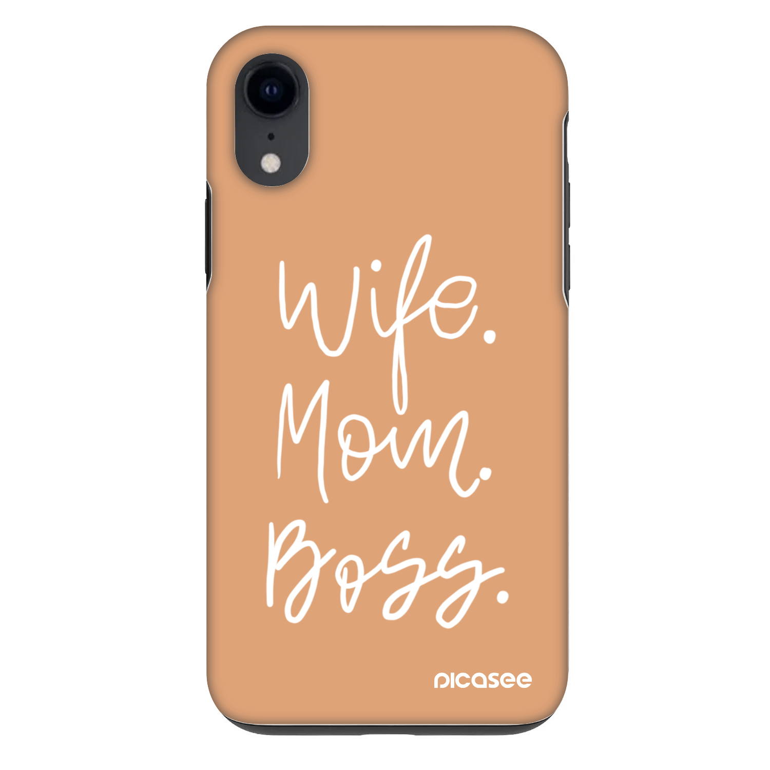 Picasee Fashion Case pentru Apple iPhone XR - Boss Mama