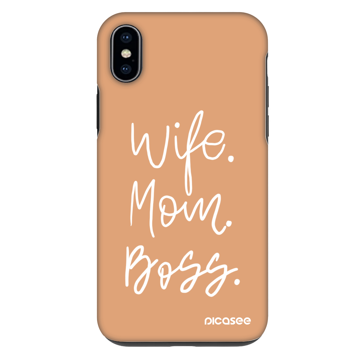 Picasee Fashion Case pentru Apple iPhone XS Max - Boss Mama