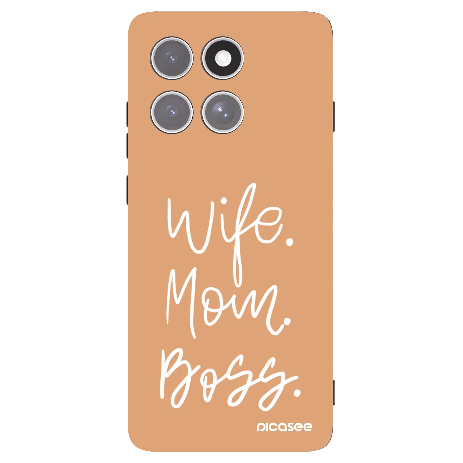 Picasee husă neagră din silicon pentru Motorola Edge 60 Pro - Boss Mama