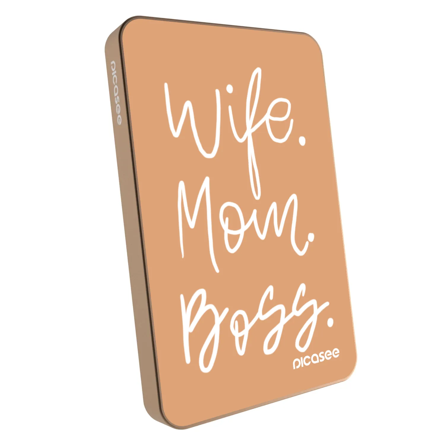 Picasee Powerbank cu MagSafe 5 000 mAh De aur - Boss Mama