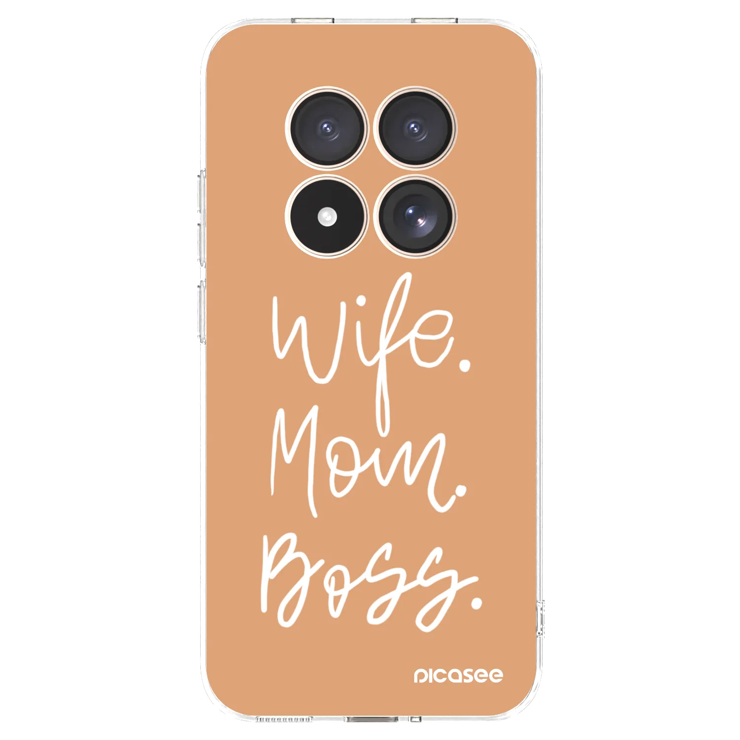 Picasee husă transparentă din silicon pentru Xiaomi Redmi Note 15 Pro 4G - Boss Mama