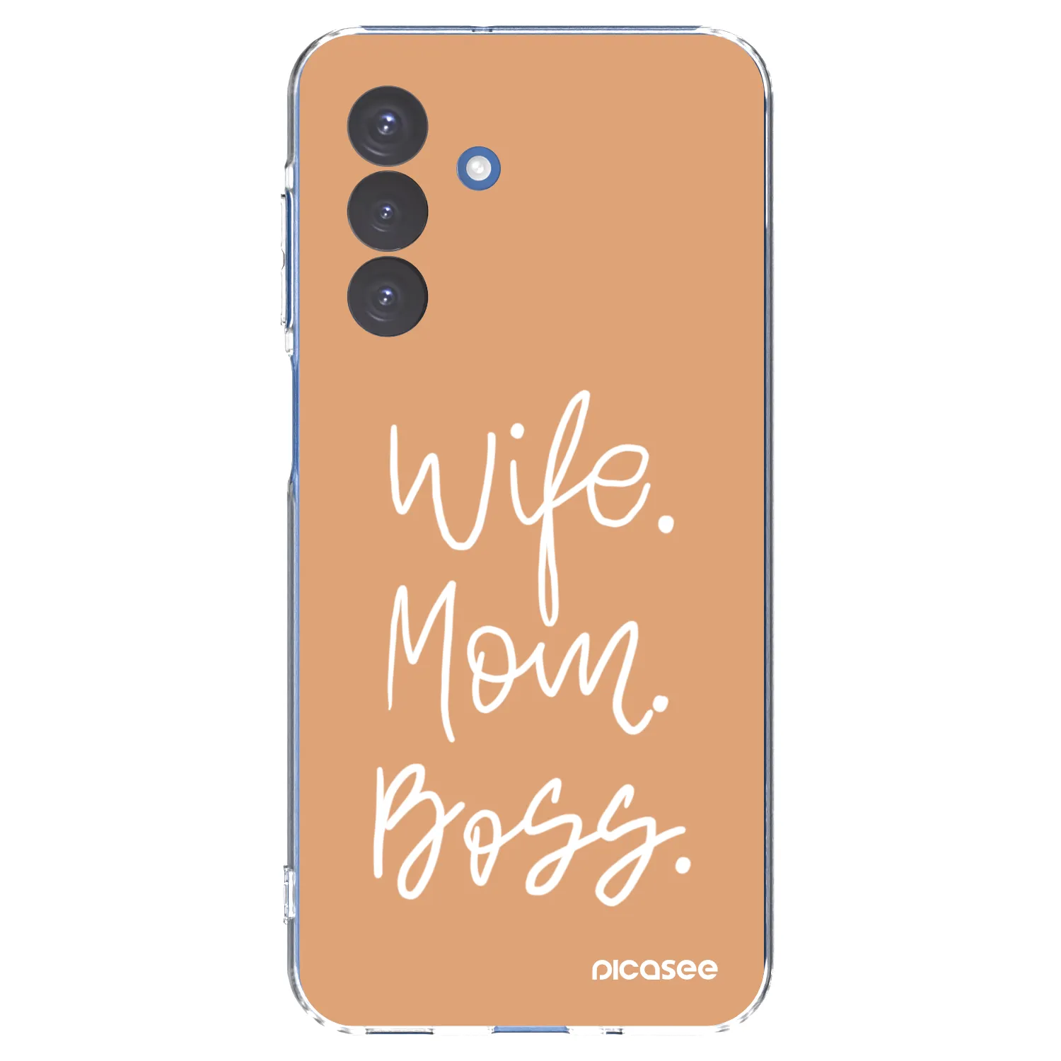 Picasee husă transparentă din silicon pentru Samsung Galaxy A17 5G - Boss Mama