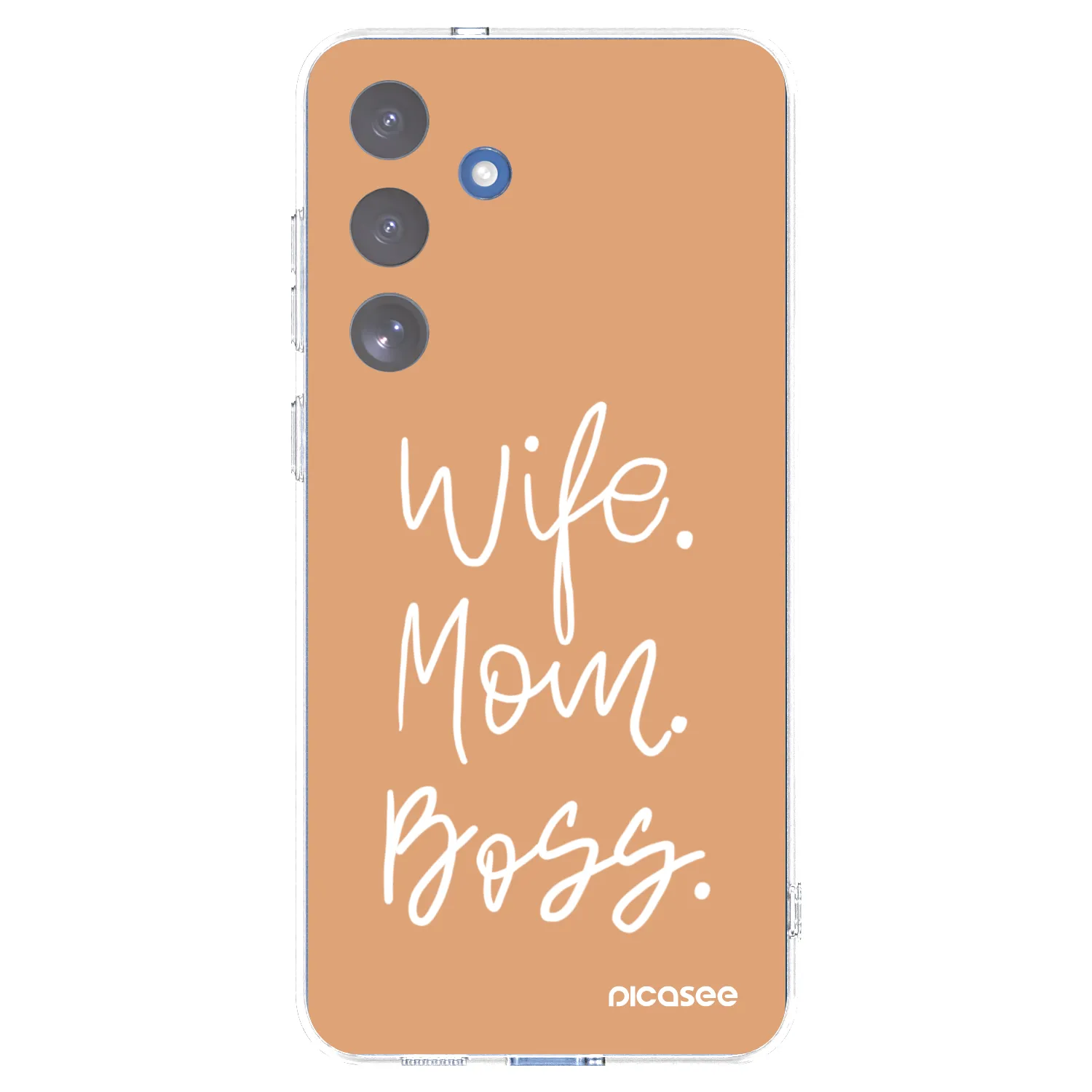 Picasee husă transparentă din silicon pentru Samsung Galaxy S25 FE 5G - Boss Mama