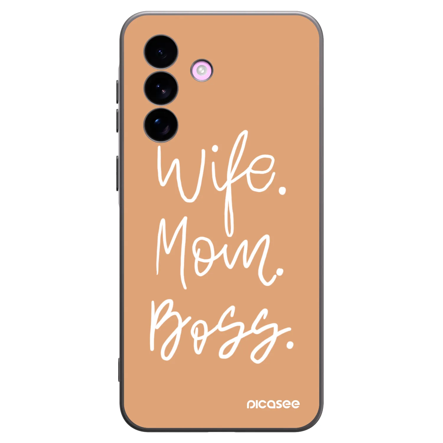 Picasee husă neagră din silicon pentru Samsung Galaxy A57 5G - Boss Mama