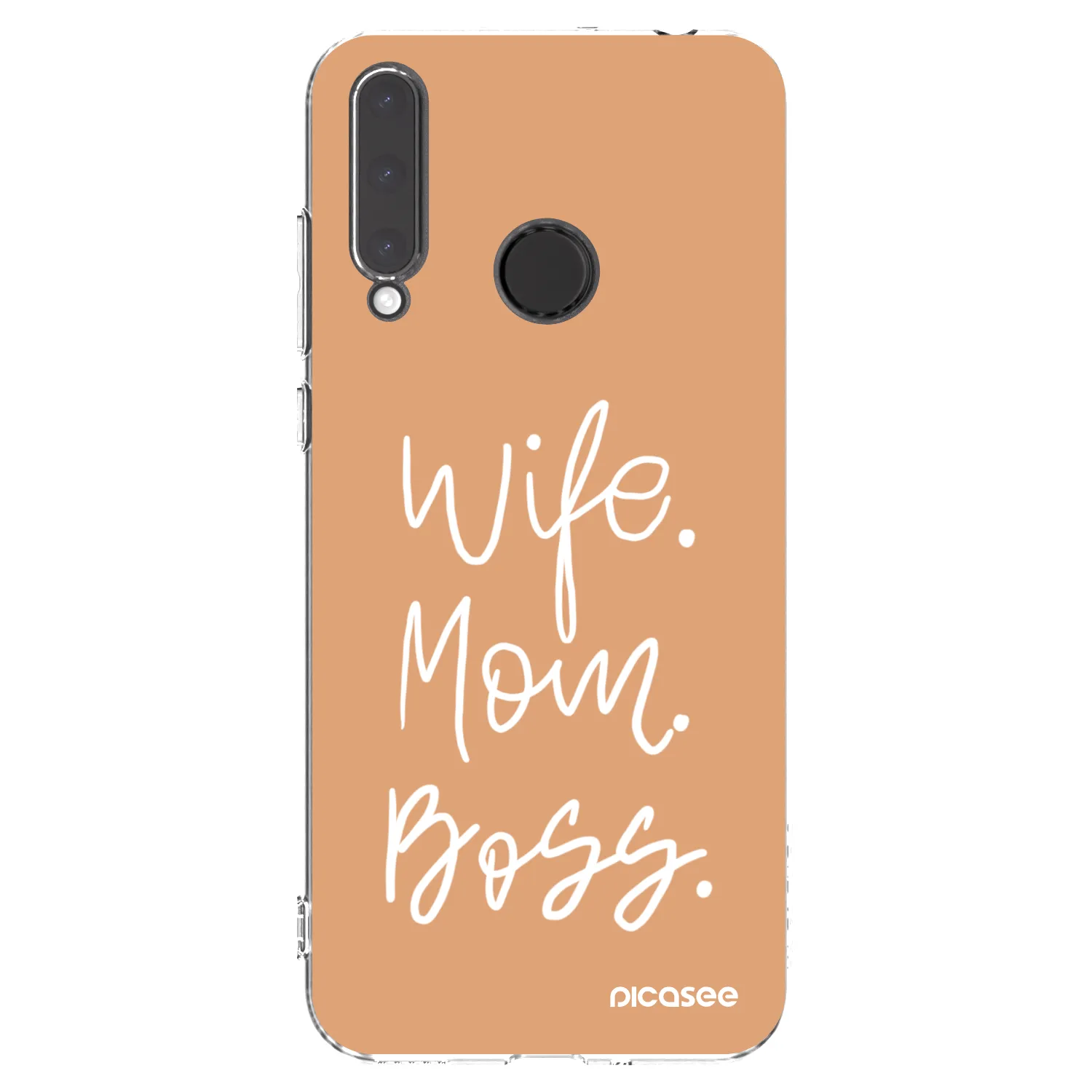 Picasee husă transparentă din silicon pentru Honor 20 Lite - Boss Mama