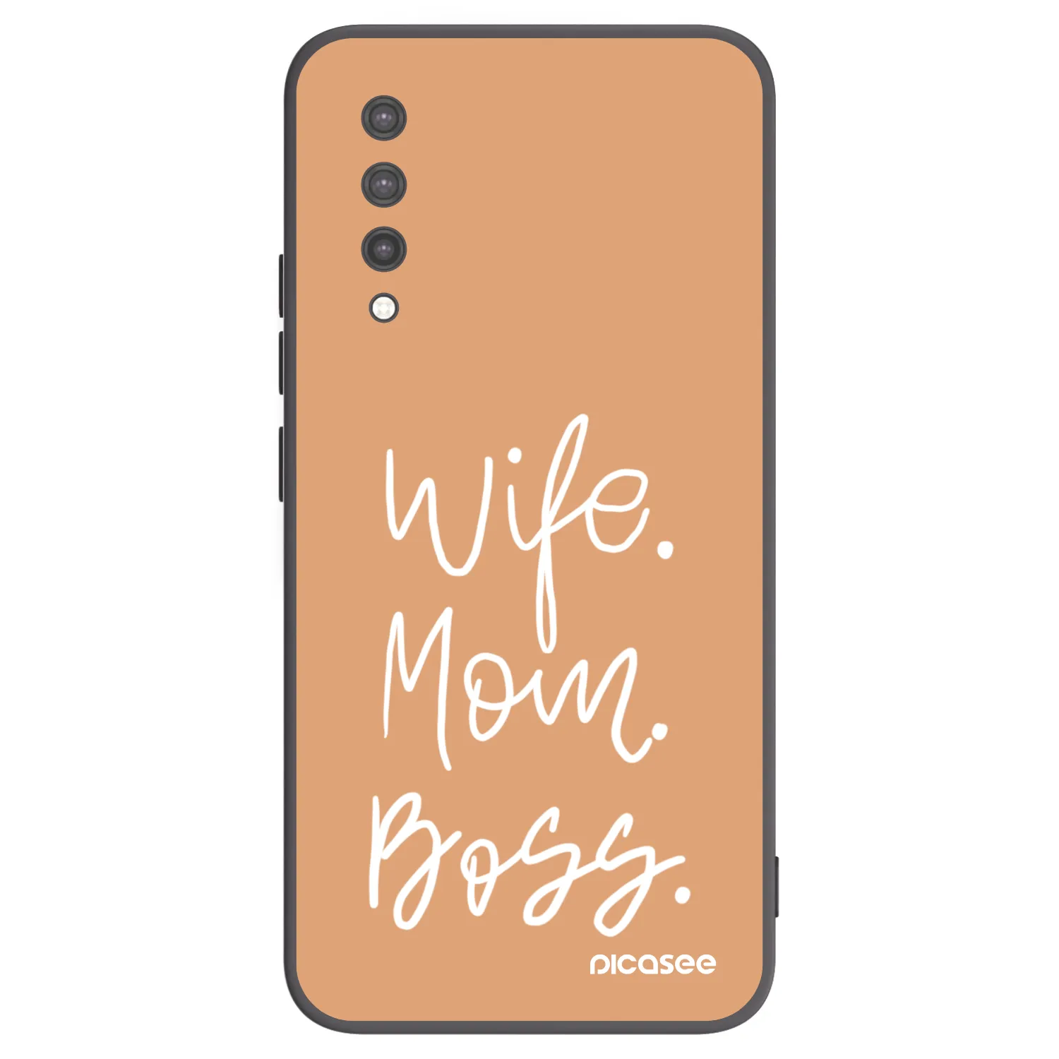 Picasee husă neagră din silicon pentru Xiaomi Mi 9 Lite - Boss Mama