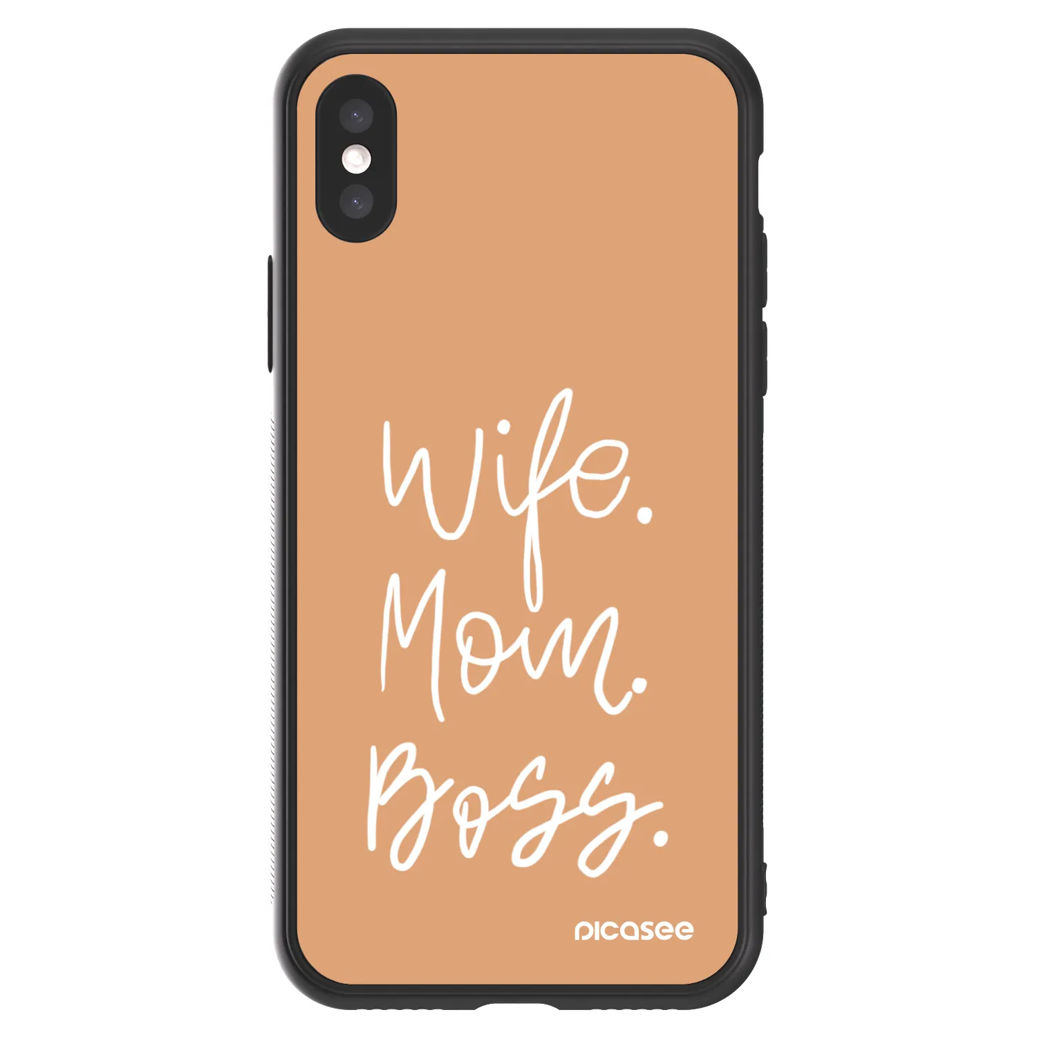 Picasee ULTIMATE CASE pentru Apple iPhone X/XS - Boss Mama
