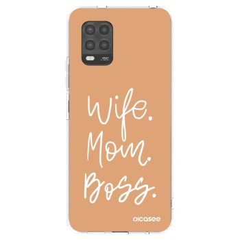 Picasee husă transparentă din silicon pentru Xiaomi Mi 10 Lite - Boss Mama