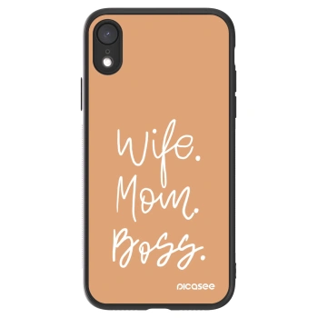 Picasee ULTIMATE CASE pentru Apple iPhone XR - Boss Mama
