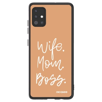 Picasee ULTIMATE CASE pentru Samsung Galaxy A51 A515F - Boss Mama