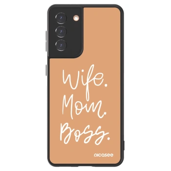 Picasee ULTIMATE CASE pentru Samsung Galaxy S21 5G G991B - Boss Mama