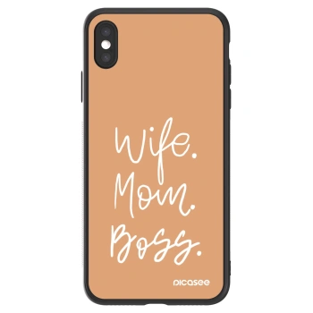 Picasee ULTIMATE CASE pentru Apple iPhone XS Max - Boss Mama