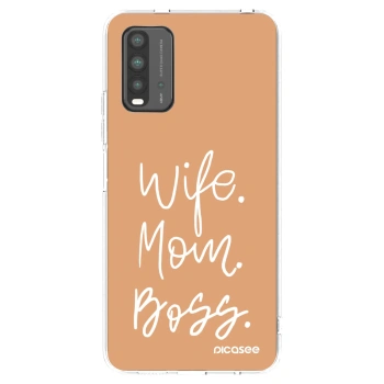 Picasee husă neagră din silicon pentru Xiaomi Redmi 9T - Boss Mama
