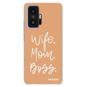 Picasee husă transparentă din silicon pentru Xiaomi 11T Pro - Boss Mama