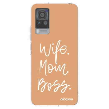 Picasee husă transparentă din silicon pentru Vivo X60 Pro 5G - Boss Mama