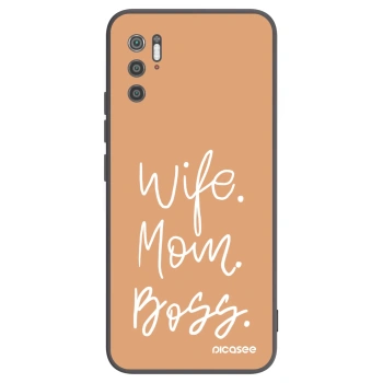 Picasee husă neagră din silicon pentru Xiaomi Poco M3 Pro 5G - Boss Mama