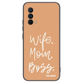 Picasee husă neagră din silicon pentru Realme GT Master Edition 5G - Boss Mama