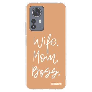 Picasee husă transparentă din silicon pentru Xiaomi 12 Pro - Boss Mama