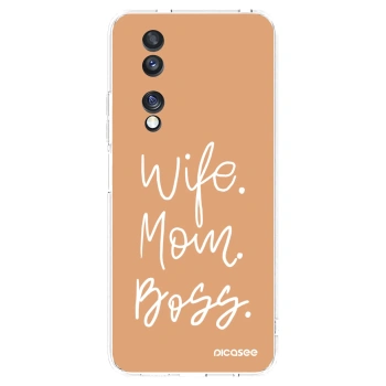 Picasee husă transparentă din silicon pentru Honor 70 - Boss Mama