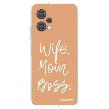 Picasee husă transparentă din silicon pentru Xiaomi Poco X5 - Boss Mama
