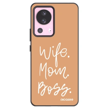 Picasee husă neagră din silicon pentru Xiaomi 13 Lite - Boss Mama