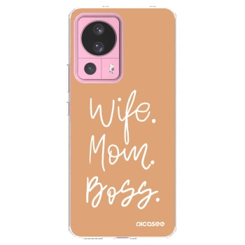 Picasee husă transparentă din silicon pentru Xiaomi 13 Lite - Boss Mama