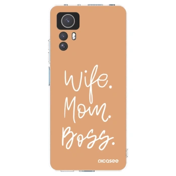 Picasee husă transparentă din silicon pentru Xiaomi Redmi Note 12S - Boss Mama