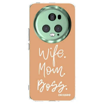Picasee husă transparentă din silicon pentru Honor Magic5 Pro - Boss Mama