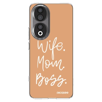 Picasee husă transparentă din silicon pentru Honor 90 5G - Boss Mama