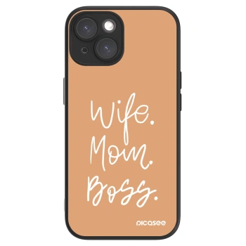 Picasee ULTIMATE CASE MagSafe pentru Apple iPhone 15 - Boss Mama