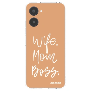 Picasee husă transparentă din silicon pentru Realme 10 4G - Boss Mama