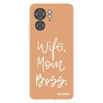 Picasee husă transparentă din silicon pentru Motorola Edge 40 - Boss Mama
