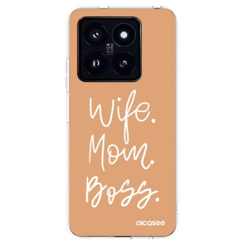Picasee husă transparentă din silicon pentru Xiaomi 14 Pro - Boss Mama