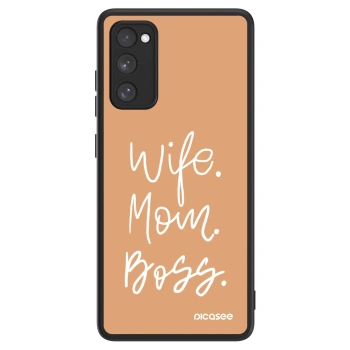 Picasee ULTIMATE CASE PowerShare pentru Samsung Galaxy S20 FE - Boss Mama