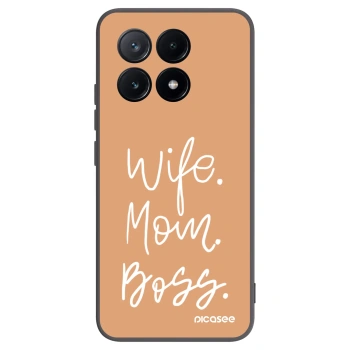 Picasee husă neagră din silicon pentru Xiaomi Poco X6 Pro - Boss Mama