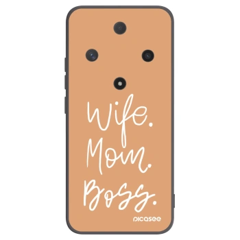 Picasee husă neagră din silicon pentru Honor Magic6 Lite 5G - Boss Mama