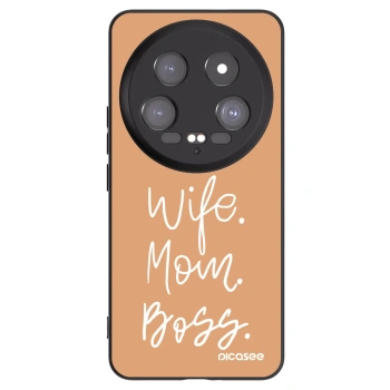 Picasee husă neagră din silicon pentru Xiaomi 14 Ultra - Boss Mama