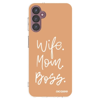 Picasee husă transparentă din silicon pentru Samsung Galaxy A05s A057G - Boss Mama