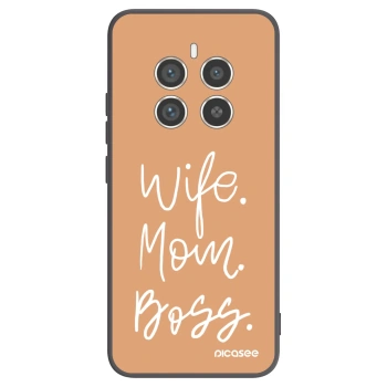 Picasee husă neagră din silicon pentru Realme 12 Pro 5G - Boss Mama