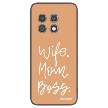 Picasee husă neagră din silicon pentru OnePlus 11 5G - Boss Mama