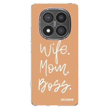 Picasee husă transparentă din silicon pentru Xiaomi Redmi Note 14 Pro+ 5G - Boss Mama