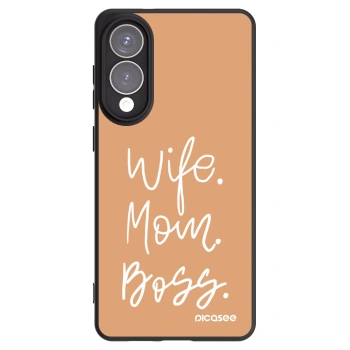 Picasee husă neagră din silicon pentru Samsung Galaxy S25 Edge 5G - Boss Mama