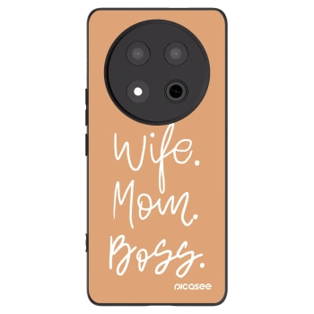 Picasee husă neagră din silicon pentru Honor Magic7 Lite 5G - Boss Mama