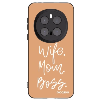 Picasee husă neagră din silicon pentru Honor Magic7 Pro 5G - Boss Mama