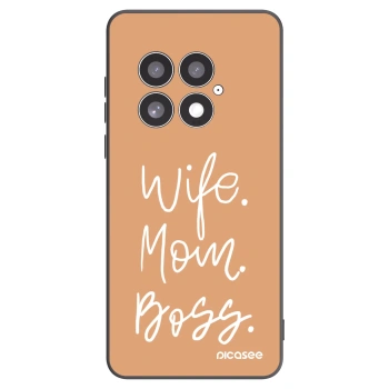Picasee husă neagră din silicon pentru OnePlus 13 5G - Boss Mama