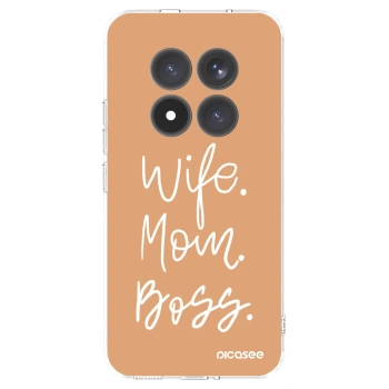 Picasee husă transparentă din silicon pentru Xiaomi Redmi Note 15 Pro+ - Boss Mama