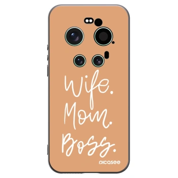 Picasee husă neagră din silicon pentru Xiaomi 17 Ultra - Boss Mama