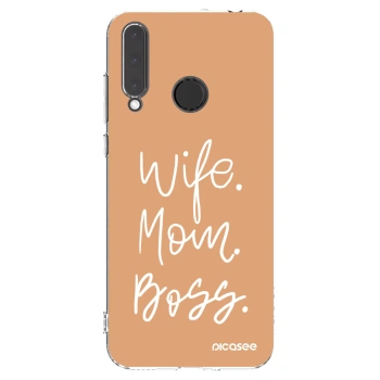 Picasee husă transparentă din silicon pentru Honor 20 Lite - Boss Mama